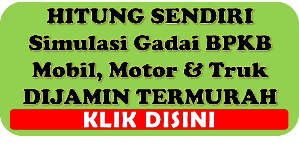 GADAI BPKB MOBIL DAN MOTOR 081904488663